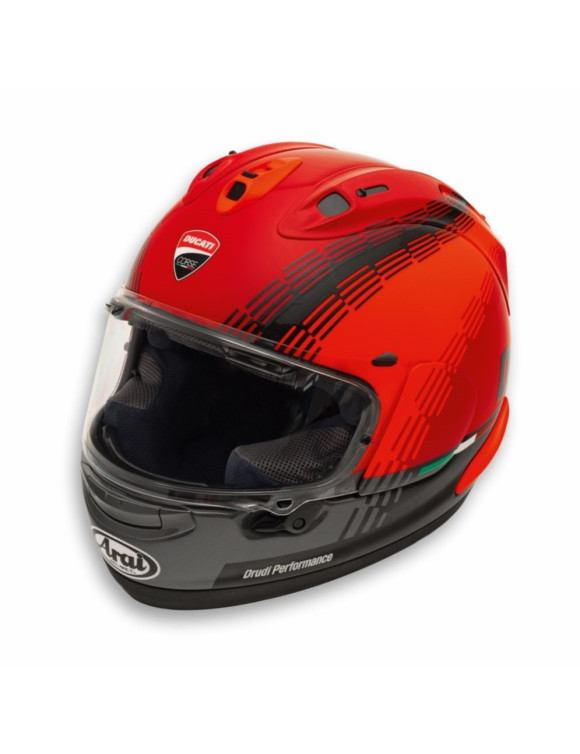 Casque Moto Intégral Original Ducati Corse V9 Noir/Rouge 98109221 - 1