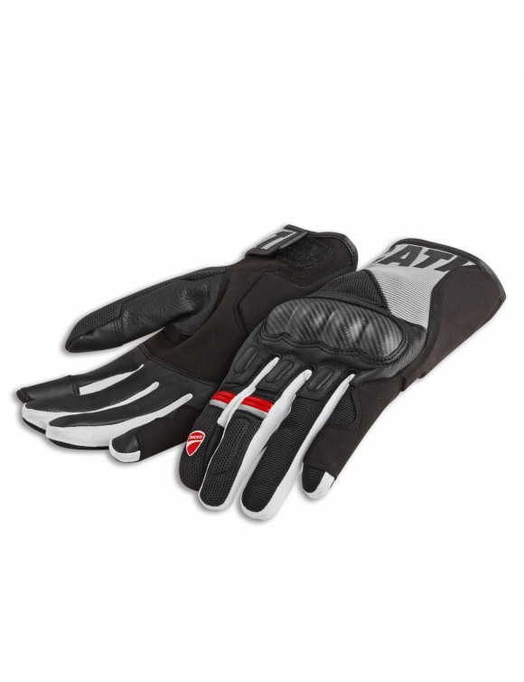 Ducati Company C2 2.0 Black/Red Original Men's Motorcycle Gloves 98109251 - 1