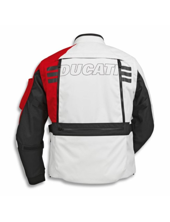 Ducati Explorer 2.0 Weiß/Rot Original Herren Motorradjacke 98109263 - 4 Ducati Explorer 2.0 Weiß/Rot Original Herren Motorradjacke 98109263 - 4