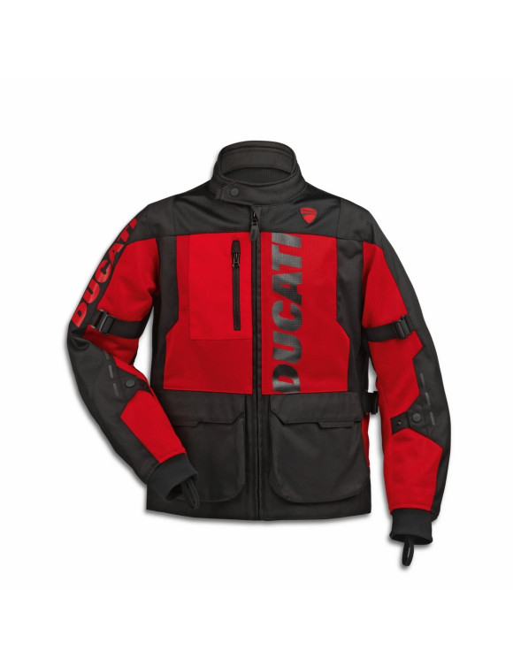 Ducati Tour Summer C1 2.0 Schwarz/Rot Original Herren Motorradjacke 98109571 - 1 Ducati Tour Summer C1 2.0 Schwarz/Rot Original Herren Motorradjacke 98109571 - 1