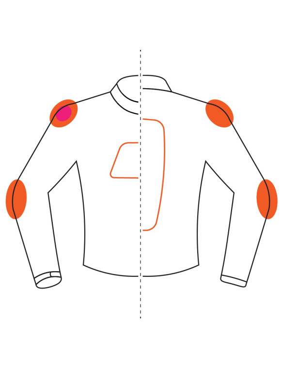 Veste Moto Homme Perforée Originale Ducati Corse C7 Rouge/Noir/Blanc 9810930 - 3