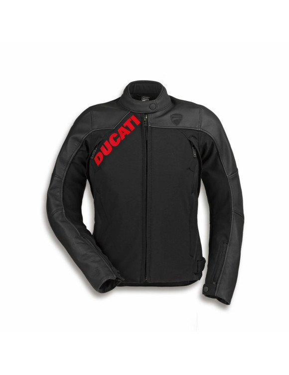 Ducati Logo C1 2.0 Black Original Women's Motorcycle Jacket 9810933