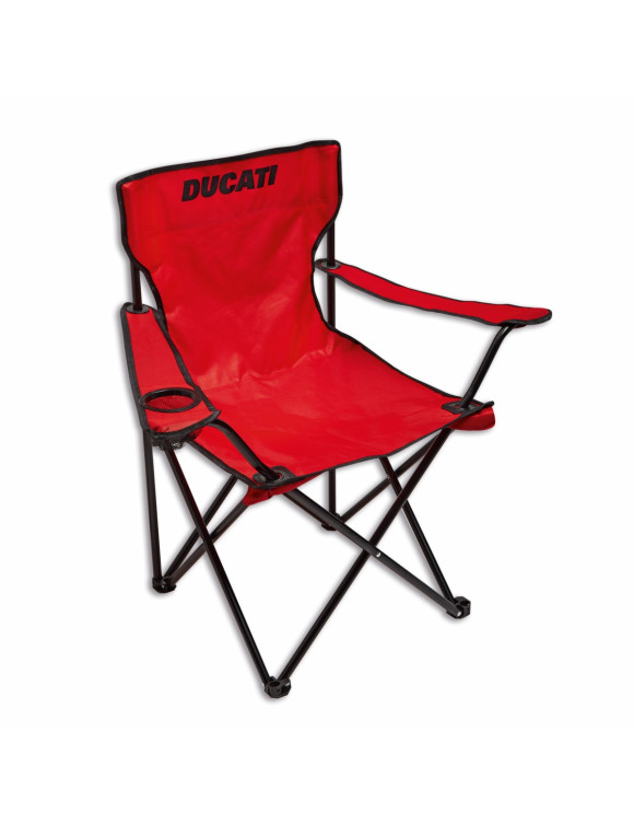 Chaise Pliante Originale Ducati Paddock Rouge 987800960 - 1