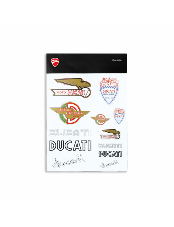 Ducati Heritage Original Aufkleber 987800980 - 1 Ducati Heritage Original Aufkleber 987800980 - 1