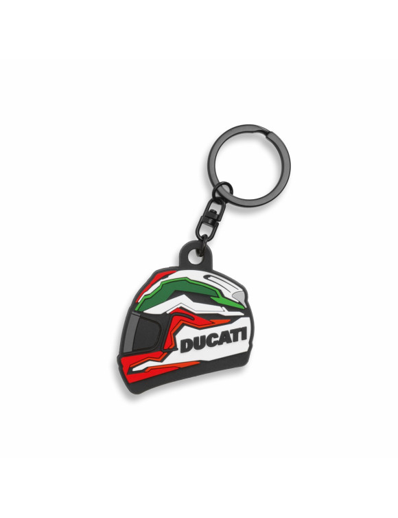 Llavero Original Ducati Flag Verde/Blanco/Rojo 987713754 - 1