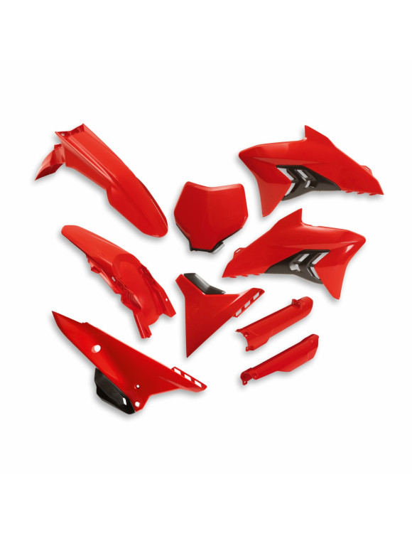 Kit Carene Completo Rosso Ducati Desmo 450 MX 97181561AA - 1
