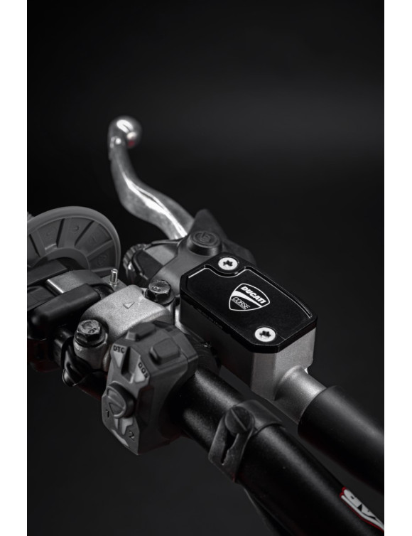 Coperchi per Serbatoio Fluido Freno/Frizione Ducati Desmo 450 MX 96180131AA - 2 Coperchi per Serbatoio Fluido Freno/Frizione Ducati Desmo 450 MX 96180131AA - 2