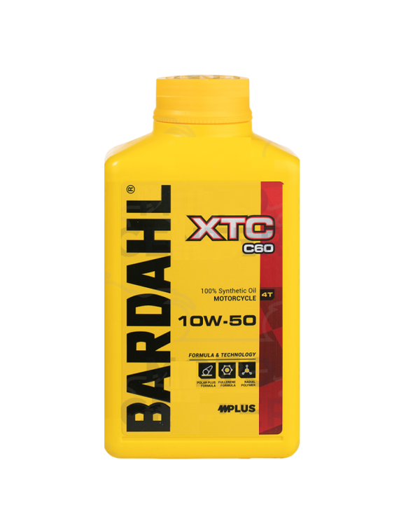 BARDAHL XTC C60 MOTO 10W-50 (100% Synthetisch) für 4-Takt-Motoren