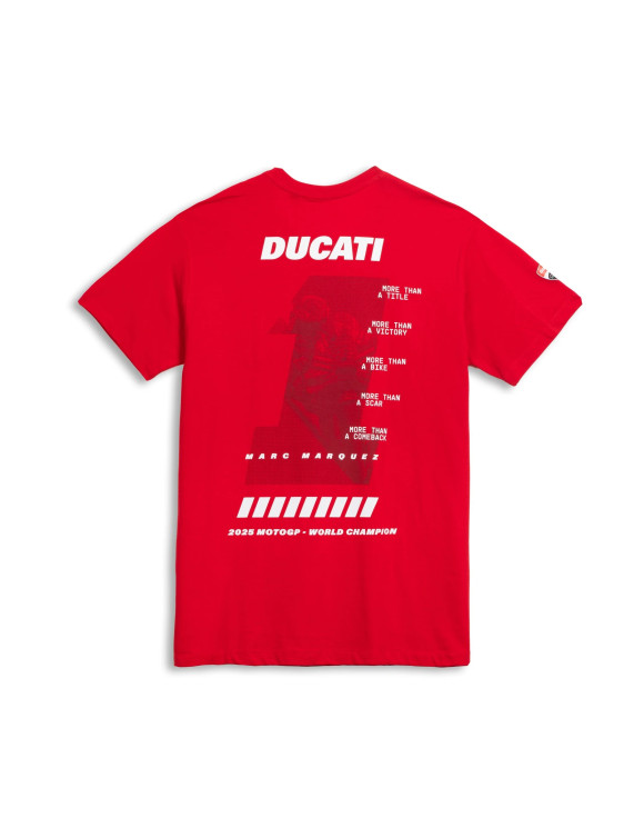 Original Ducati Marc Marquez MotoGP Weltmeister '25 Herren-Gedenk-T-Shirt - 2