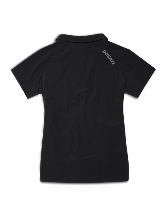 Ducati Original Women's Polo Shirt Reflex Attitude 3.0 Black 98771293 - 2 Ducati Original Women's Polo Shirt Reflex Attitude 3.0 Black 98771293 - 2