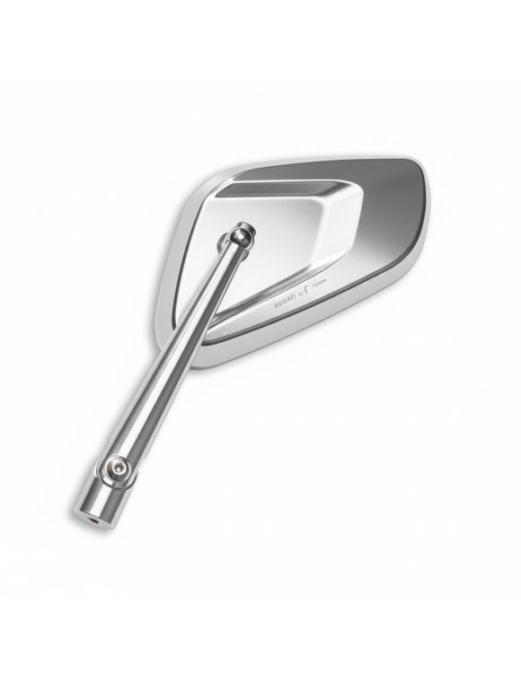 Espejo Retrovisor Izquierdo de Aluminio, Plata - Ducati by Rizoma 96880711AB - 1 Espejo Retrovisor Izquierdo de Aluminio, Plata - Ducati by Rizoma 96880711AB - 1