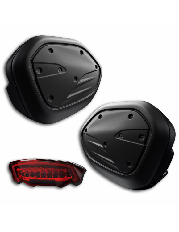Pair of Semi-Rigid Side Cases 96780391AA for Ducati XDIAVEL V4 - 1