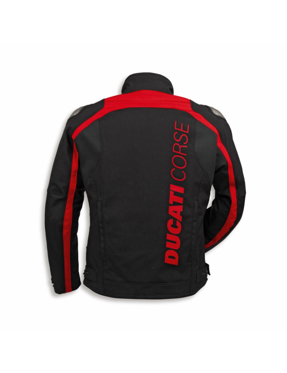 Giacca Moto da Uomo Originale Ducati Corse Tex C6 2.0 Black/Red - 2 Giacca Moto da Uomo Originale Ducati Corse Tex C6 2.0 Black/Red - 2