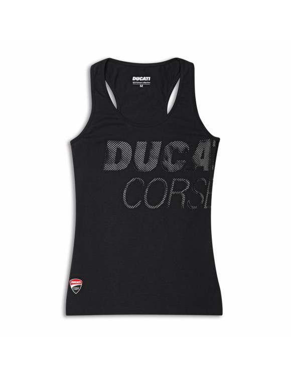 Ducati Corse DC Tonal Short Sleeve T-Shirt - Gray/Black, Cotton Blend, Unisex