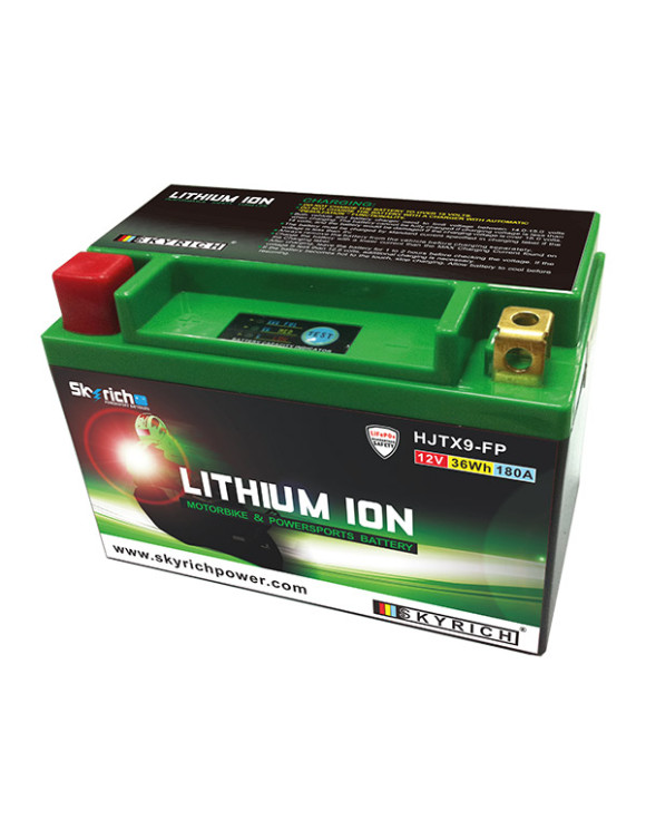 Skyritch hjtx9-fp Lithium-Motorradbatterie 12 V 36 Wh 180 A einsatzbereit