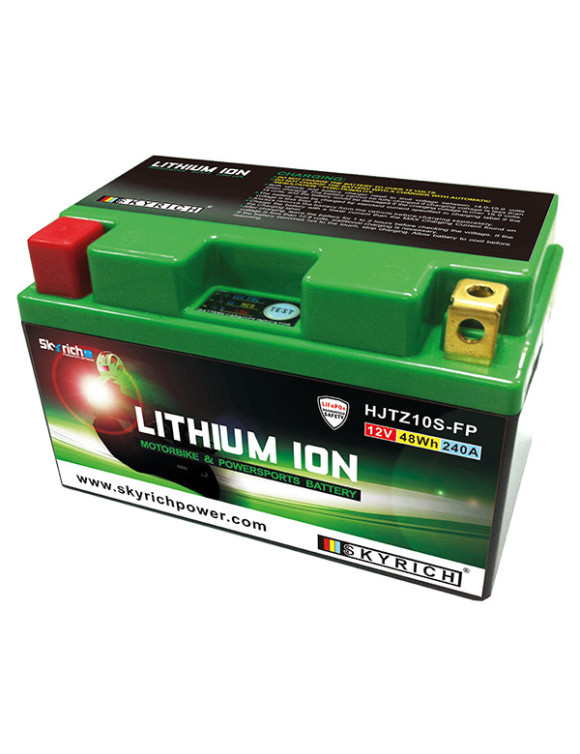 Skyritch HJTZ10S-FP 12V, 48Wh, 240A Lithium-Motorradbatterie, sofort einsatzbereit