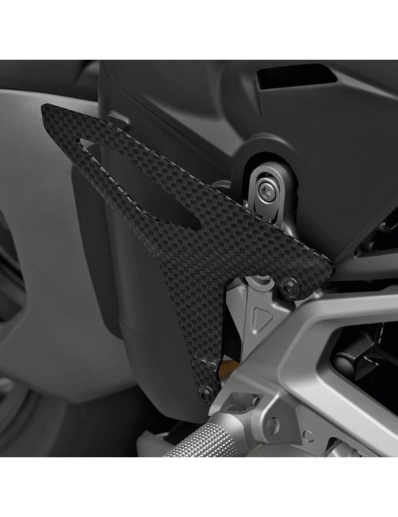 Pair of Carbon Heel Guards 96982221AA for Ducati Streetfighter V4 / V4 S - 2 Pair of Carbon Heel Guards 96982221AA for Ducati Streetfighter V4 / V4 S - 2