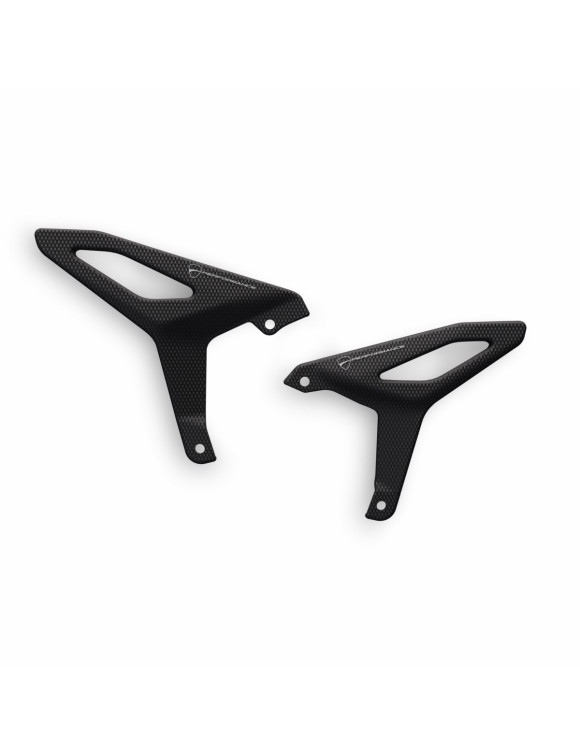 Pair of Carbon Heel Guards 96982221AA for Ducati Streetfighter V4 / V4 S - 1 Pair of Carbon Heel Guards 96982221AA for Ducati Streetfighter V4 / V4 S - 1