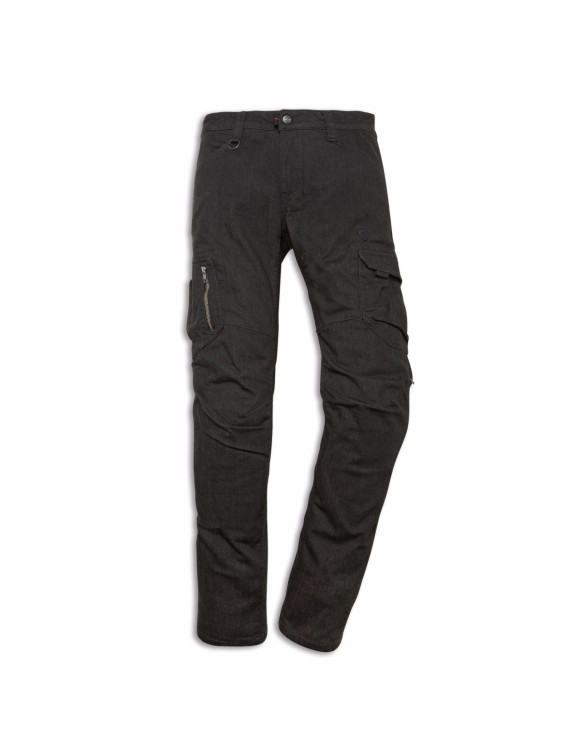 Pantaloni Moto da Uomo Originali Ducati Downtown C1 Black - 1 Pantaloni Moto da Uomo Originali Ducati Downtown C1 Black - 1