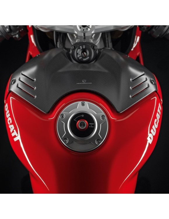 Cubierta de depósito de fibra de carbono – Ducati Panigale V4 - 96981051A - 2 Cubierta de depósito de fibra de carbono – Ducati Panigale V4 - 96981051A - 2