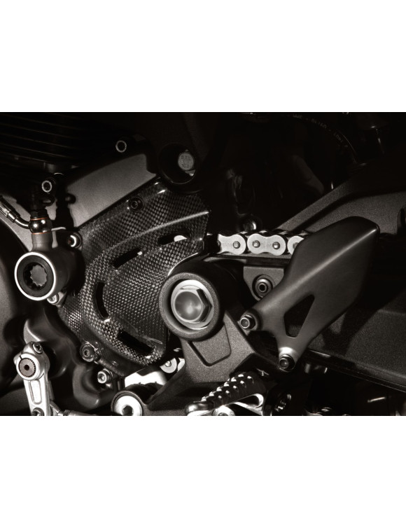 Protector de piñón de fibra de carbono – Acabado brillante - Ducati Monster - 96902812A - 2 Protector de piñón de fibra de carbono – Acabado brillante - Ducati Monster - 96902812A - 2