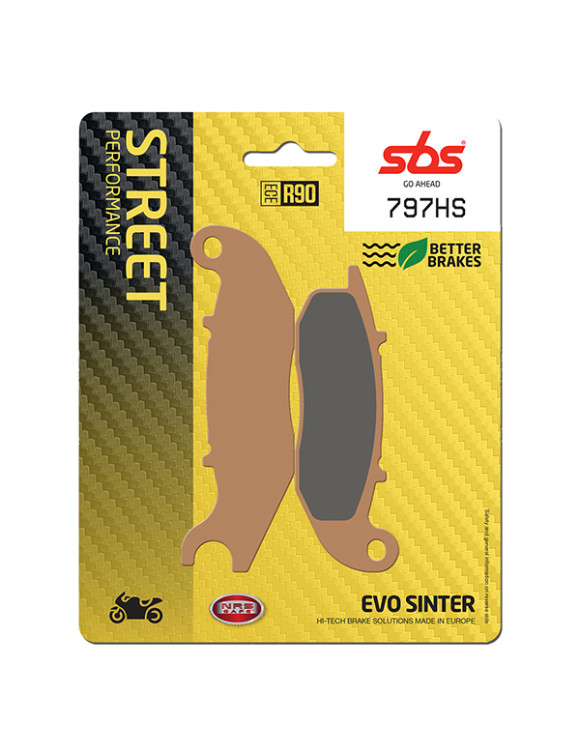 SBS 797HS Brake Pads – Sintered Compound (Front)