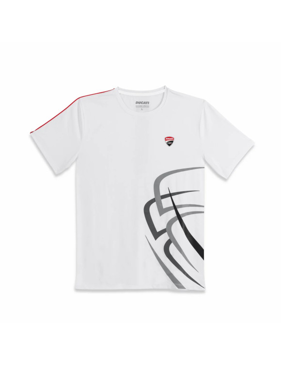 Ducati Fitness 2.0 White Original Men's T-Shirt - 1