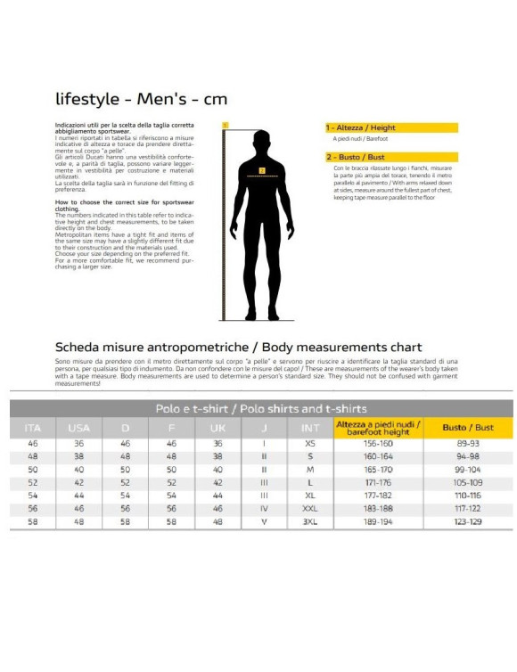 Ducati Fitness 2.0 White Original Men's T-Shirt - 3