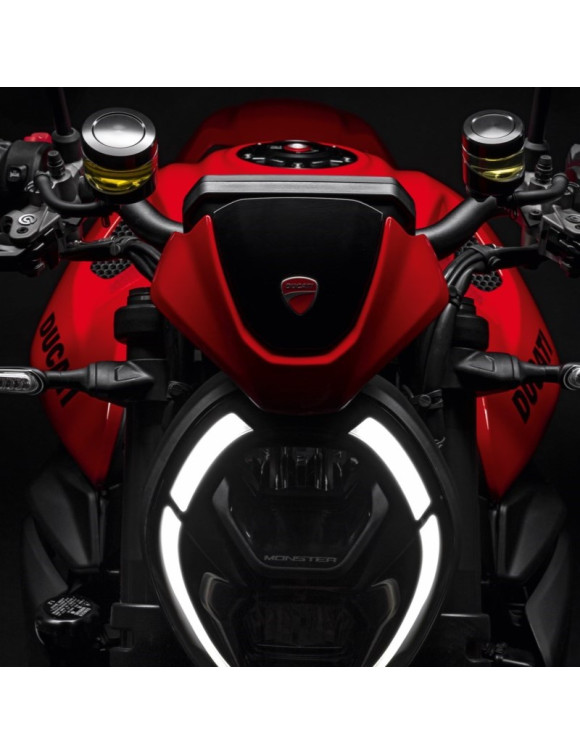 Sport Headlight Fairing - Ducati Monster (MY 2026) - Red - 97181621AA - 2 Sport Headlight Fairing - Ducati Monster (MY 2026) - Red - 97181621AA - 2