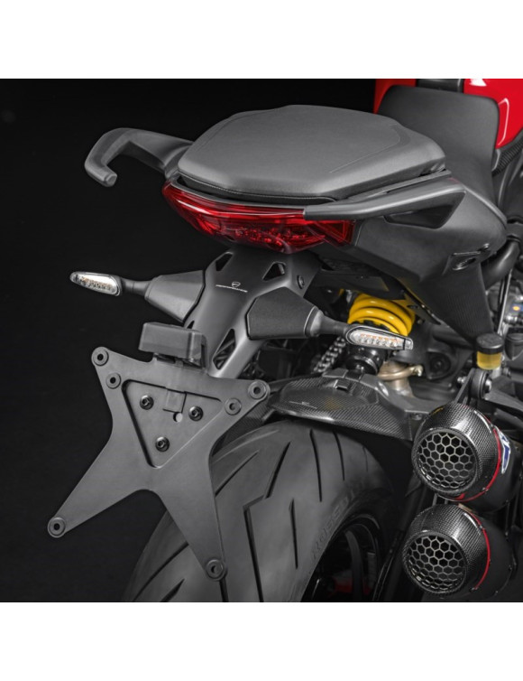 Portatarga in Alluminio Sottosella - Ducati Monster - 97381881AA - 2 Portatarga in Alluminio Sottosella - Ducati Monster - 97381881AA - 2