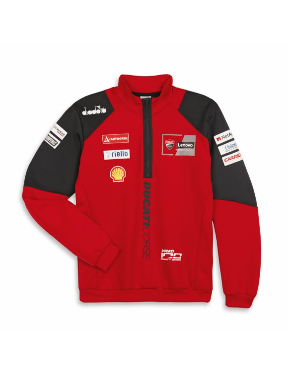 Sudadera Original para Hombre Ducati GP Team Replica '26 - Negro/Rojo - 1