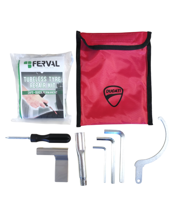 OEM Tool and Tyre Repair Kit Ducati by Ferval - 69720324A - 1