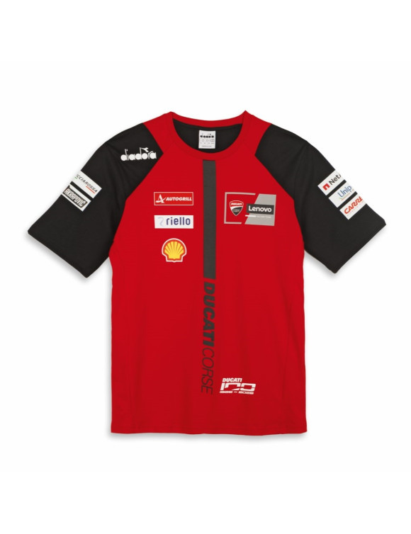 T-shirt da Uomo Ducati GP Team Replica '26 Black/Red - 1
