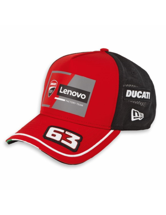 Ducati GP Team Replica '26 MM93 Unisex-Cap - Schwarz/Rot - 1