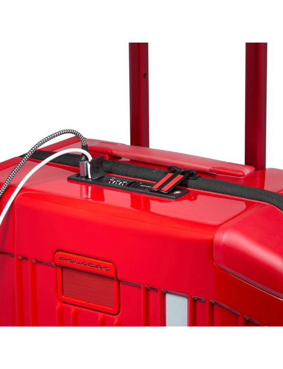 Valise Trolley Originale Ducati D-Piquadro Rouge 987801903 - 5