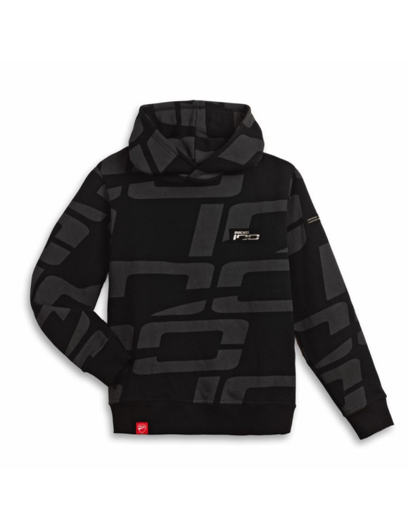 Sweat-shirt Homme Ducati One Hundred - Noir - 1