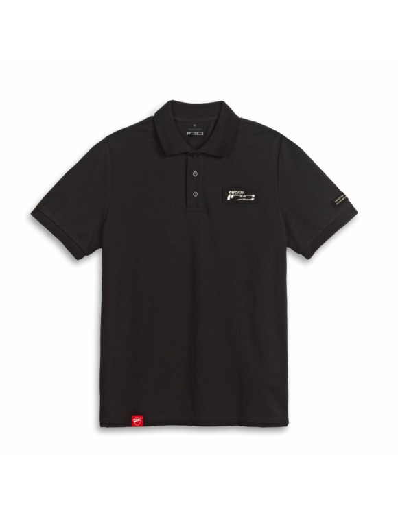 Polo para Hombre Ducati One Hundred - Negro - 1