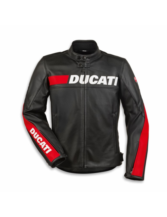 Ducati Company C5 Men's Motorcycle Jacket - Black/Red