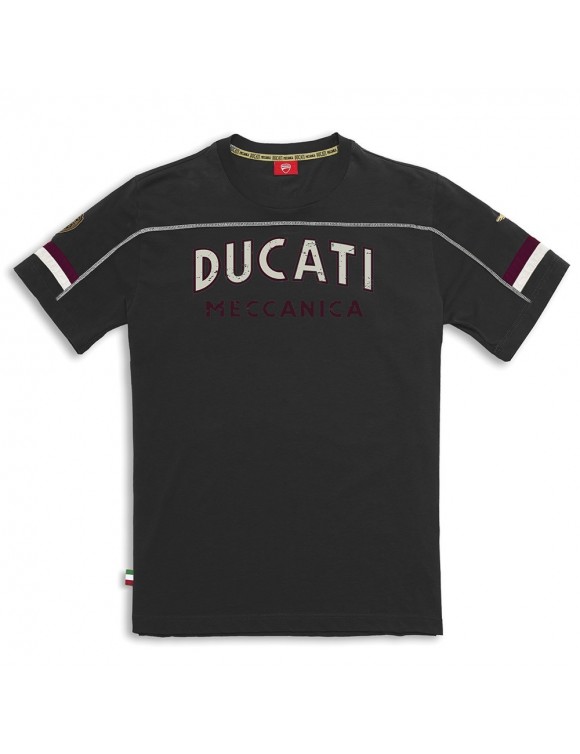 Ducati Meccanica T-shirt 100% Cotton Anthracite 98769338